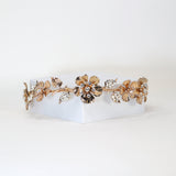 Swarovski Crystals Floral Vine Leaves Wedding Hair Vine, Bridal Headband Rhinestone Headband, Statement hair accessories.