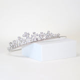 Swarovski wedding tiara, bridal crown tiara, Floral crystal wedding tiara, crystal bridal tiara, crystal wedding crown, tiara bride