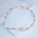 Natural Freshwater White Purple Pearl Dainty Headband, Bridal Hair Vine, Delicate Headband, Hair accessories.