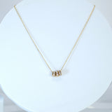 Eternity 3 Circle Necklace • Infinity Necklace • Minimalist Jewelry • Linked Circles Necklace • Connected Circles • Interlocking Rings