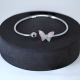 CZ Dainty Butterfly Bangle Bracelet, Bridesmaid Proposal, Bridesmaid Bracelet, Bridesmaid Gift Box, Will You Be My Bridesmaid, Tie the Knot
