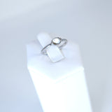Natural Freshwater Pearl Statement Ring, Engagement Ring, Two Ring Set, Promise Ring For a Friend, Friendship ring.