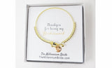 Personalized Bridesmaid Gift, Bridesmaid Proposal, Bridesmaid Initial Bracelet, Bridesmaid Gift Box, Will You Be My Bridesmaid, Tie the Knot