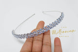 Swarovski Crystals Dainty Vine Leaves , Hair Vine Headband, Bridal Hair Vine, Rhinestone Headband, Delicate Headband, Hair accessories.