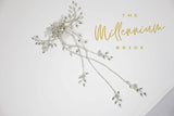 Swarovski Crystals flower Large Bridal Hair piece, Bridal Hair Accessories, Wedding Hair Accessory, Bridal Hair Comb.