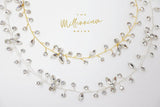 Swarovski Crystals Leaves Wedding Hair Vine, Pearl Bridal Hair Vine, Rhinestone Headband, Delicate Headband, Statement hair accessories.