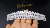 Swarovski wedding tiara, bridal crown tiara, Wine Leaves crystal wedding tiara, crystal bridal tiara, crystal wedding crown, tiara bride
