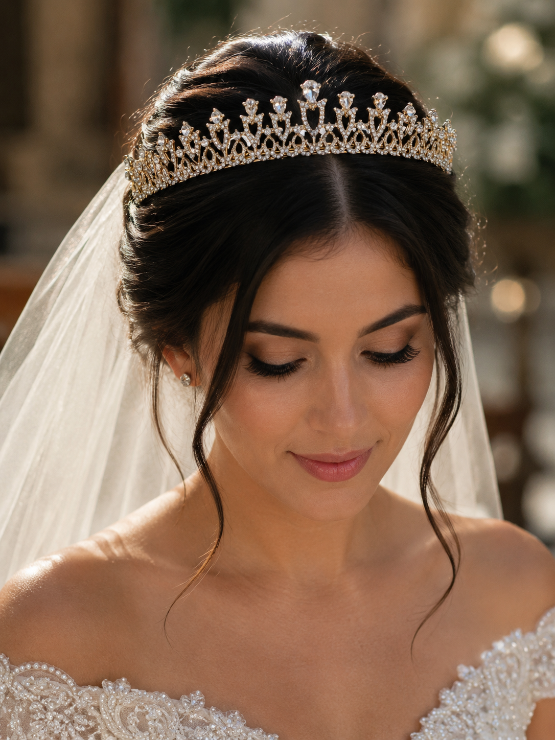 The Fairy Tale Heirloom Tiara , Bridal Crown Tiara, Crystal Wedding Tiara, Crystal Wedding Crown, Tiara Bride (Copy) (Copy)