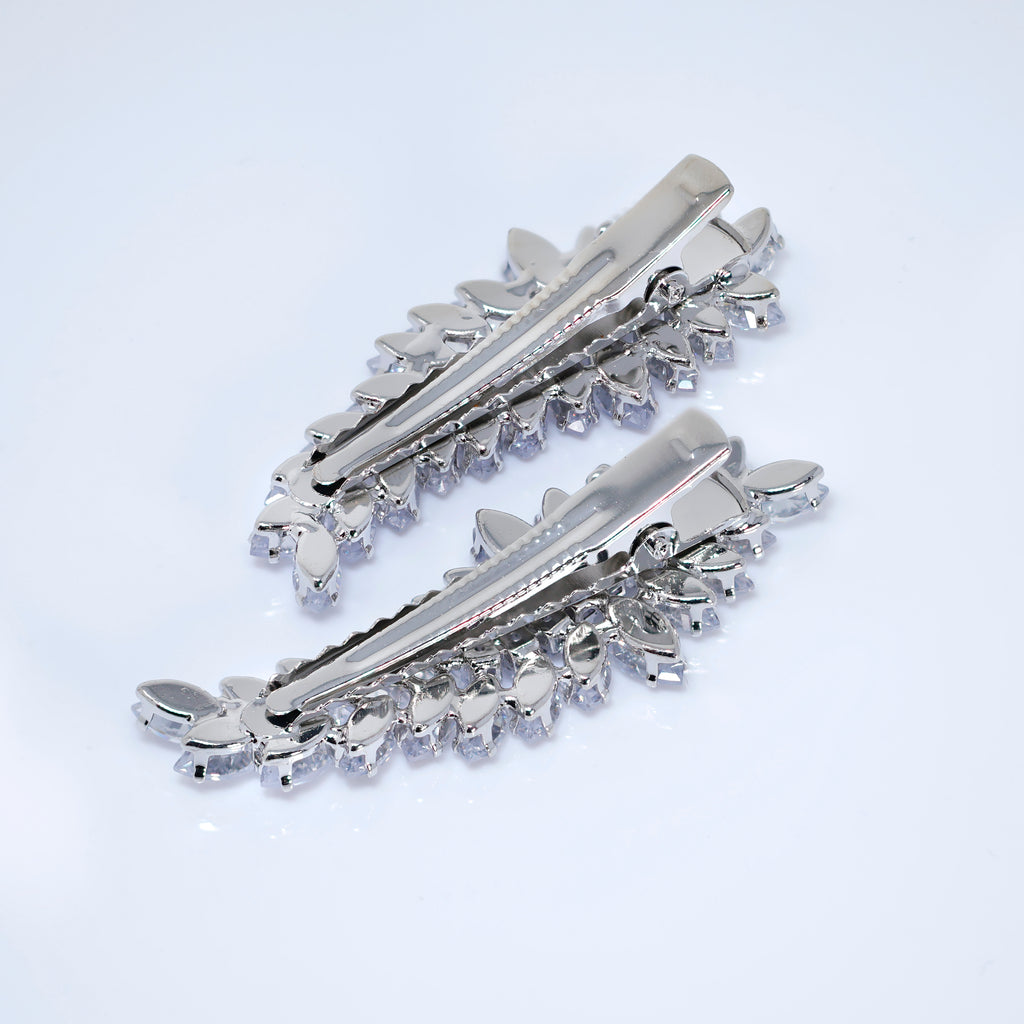 Set Of 2 Until Forever Bridal Hair Clip, Bridesmaid Gift, Wedding Hair Accessory.