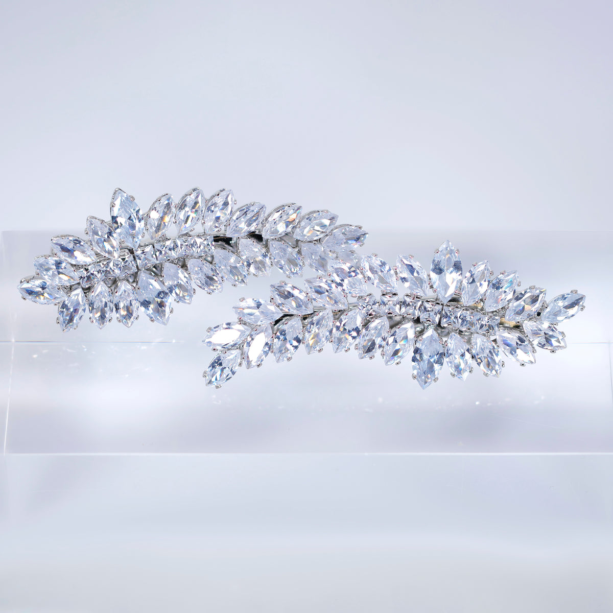 Set Of 2 Until Forever Bridal Hair Clip, Bridesmaid Gift, Wedding Hair Accessory.