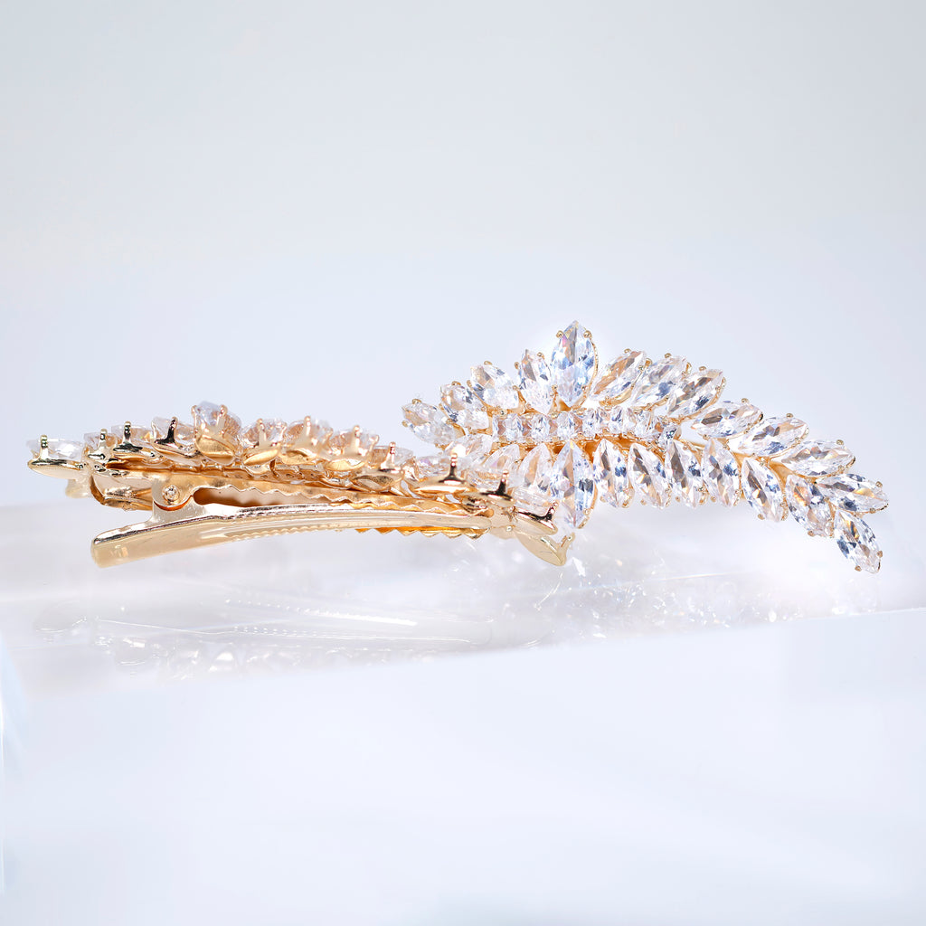 Set Of 2 Until Forever Bridal Hair Clip, Bridesmaid Gift, Wedding Hair Accessory.
