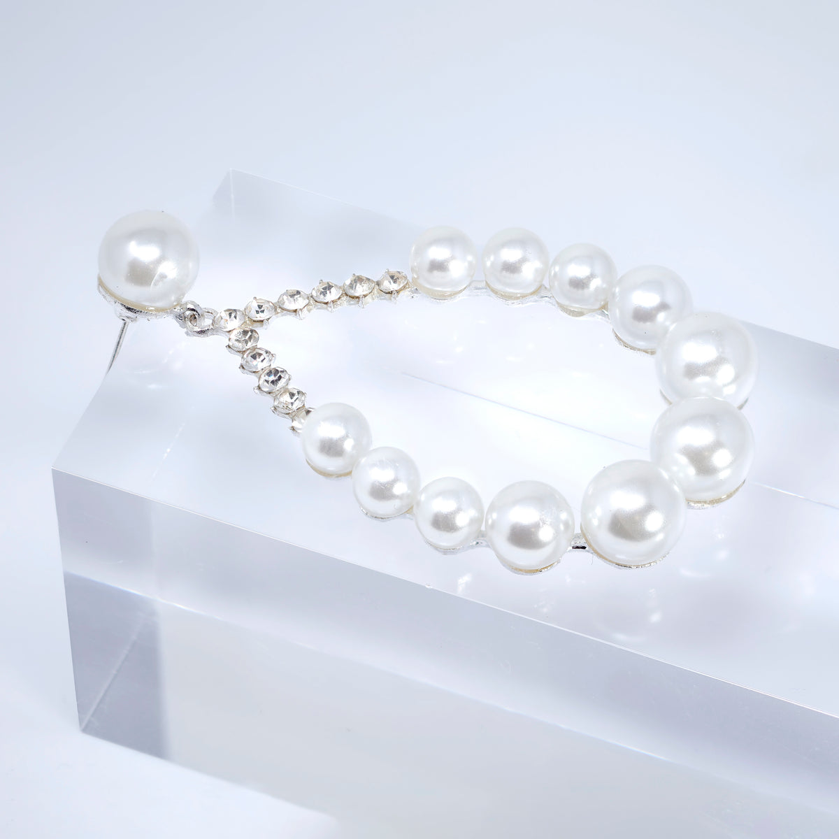 Written In Love Leaves Pearl Drop Bridal Earrings, Crystal Bridal Earrings, Statement Earrings Cz