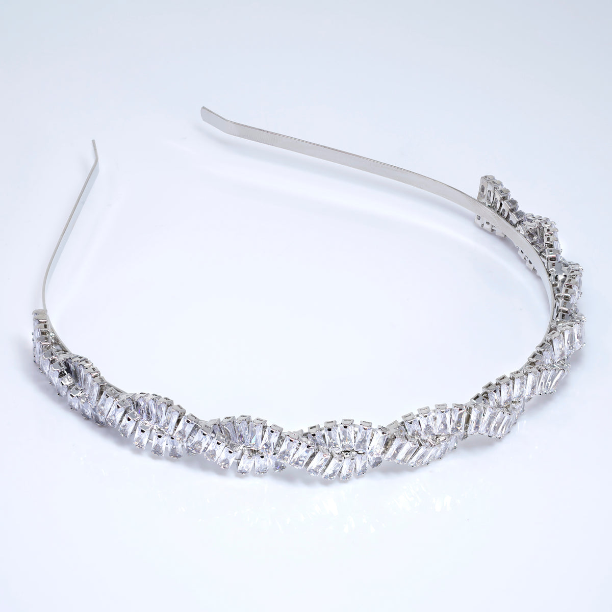 CZ Juliette Crystal Garland Headband, Hair Vine Headband, Bridal Hair Vine, Rhinestone Headband, Delicate Headband, Hair accessories.
