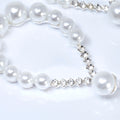 Written In Love Leaves Pearl Drop Bridal Earrings, Crystal Bridal Earrings, Statement Earrings Cz
