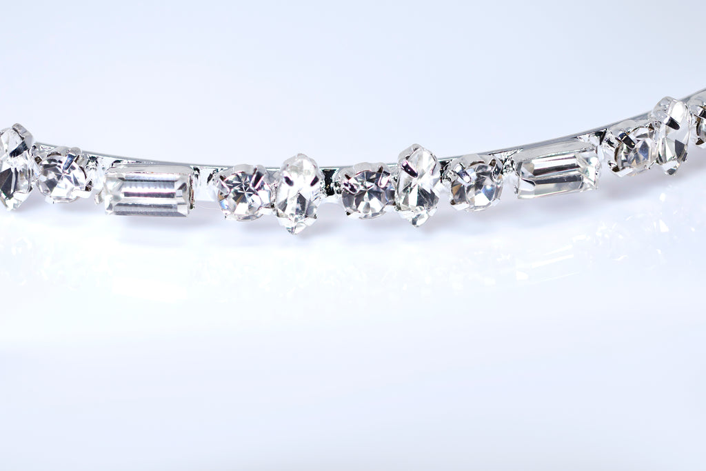 CZ Vienna Crystal Headband, Bridal Hair Vine, Delicate Headband, Hair accessories