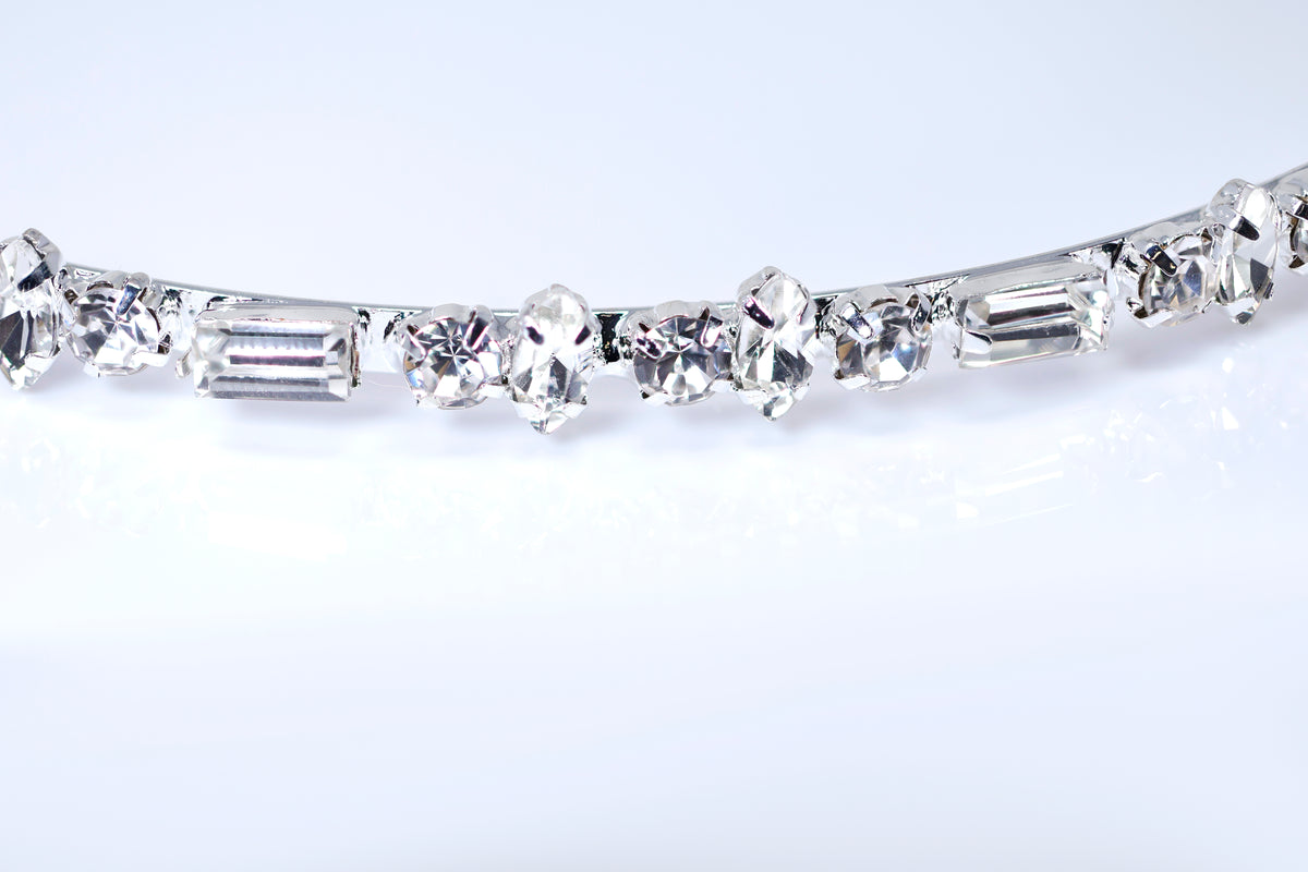 CZ Vienna Crystal Headband, Bridal Hair Vine, Delicate Headband, Hair accessories