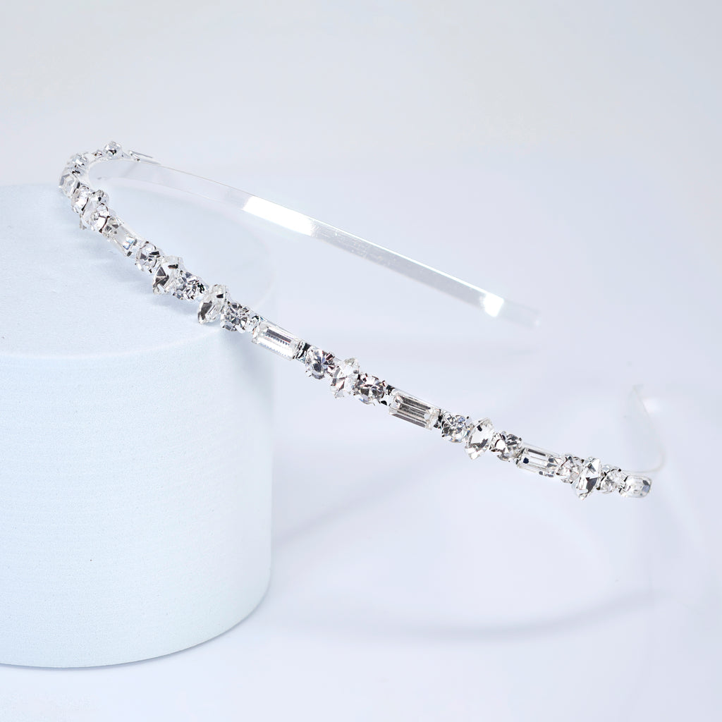 CZ Vienna Crystal Headband, Bridal Hair Vine, Delicate Headband, Hair accessories