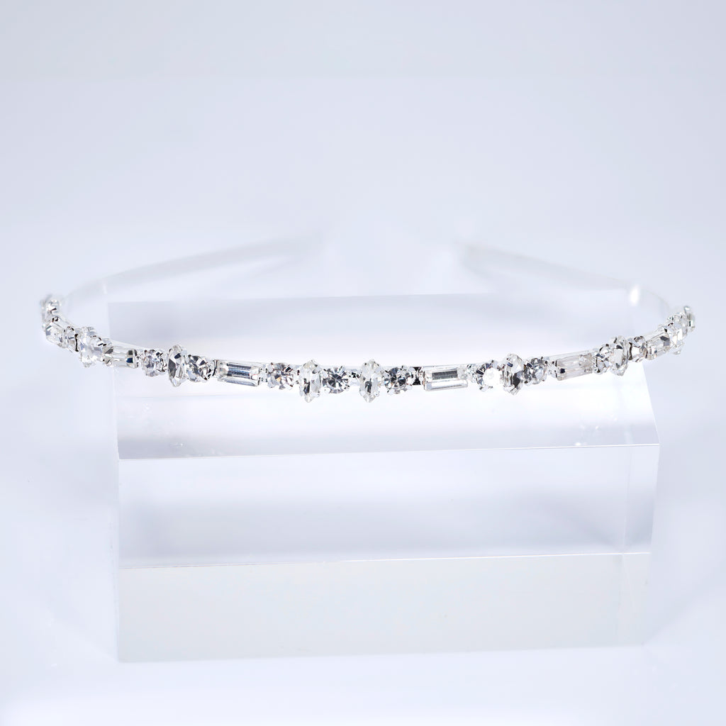CZ Vienna Crystal Headband, Bridal Hair Vine, Delicate Headband, Hair accessories