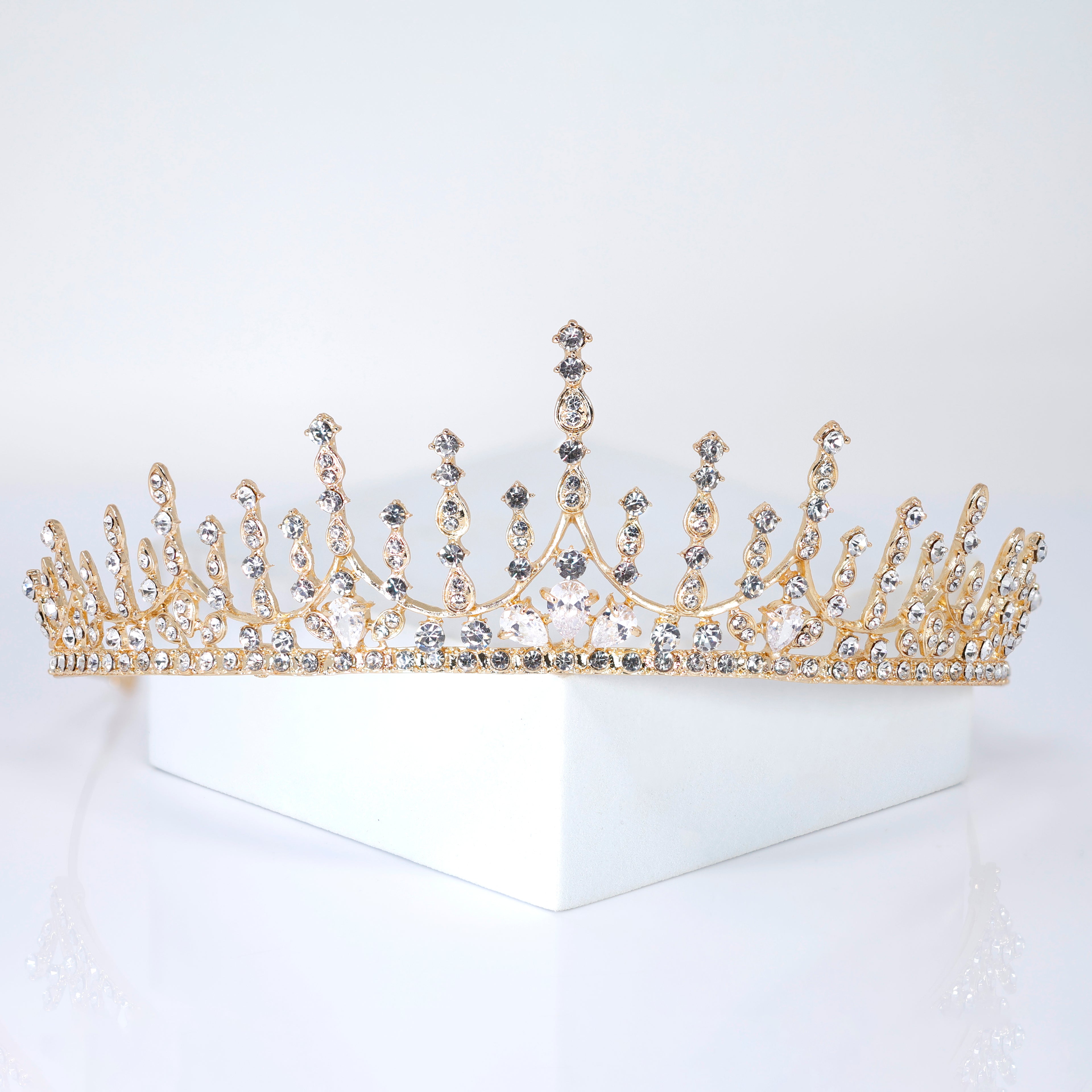 Once Upon a Crown Queen Tiara , Bridal Crown Tiara, Crystal Wedding Tiara, Crystal Wedding Crown, Tiara Bride (Copy)