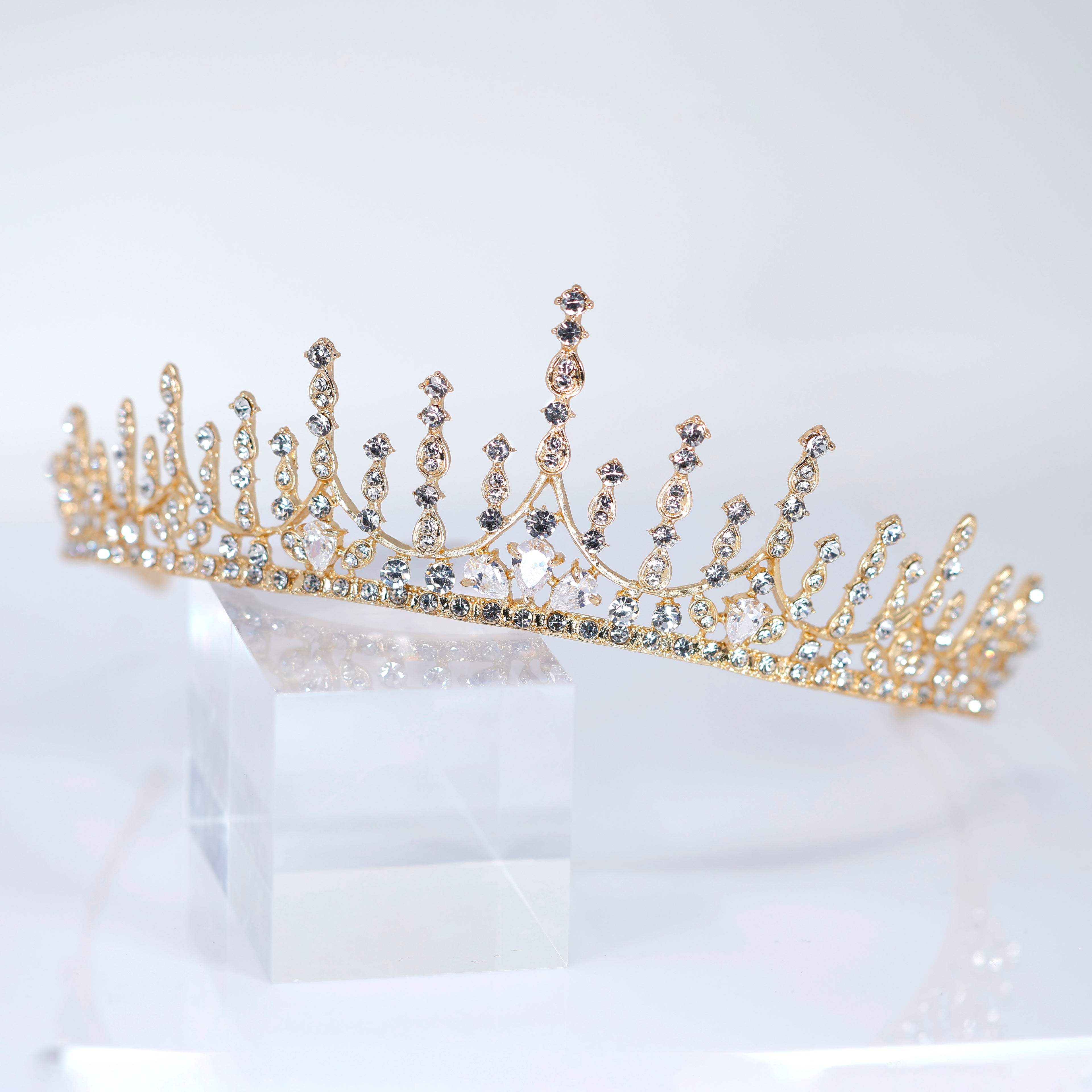 Once Upon a Crown Queen Tiara , Bridal Crown Tiara, Crystal Wedding Tiara, Crystal Wedding Crown, Tiara Bride (Copy)