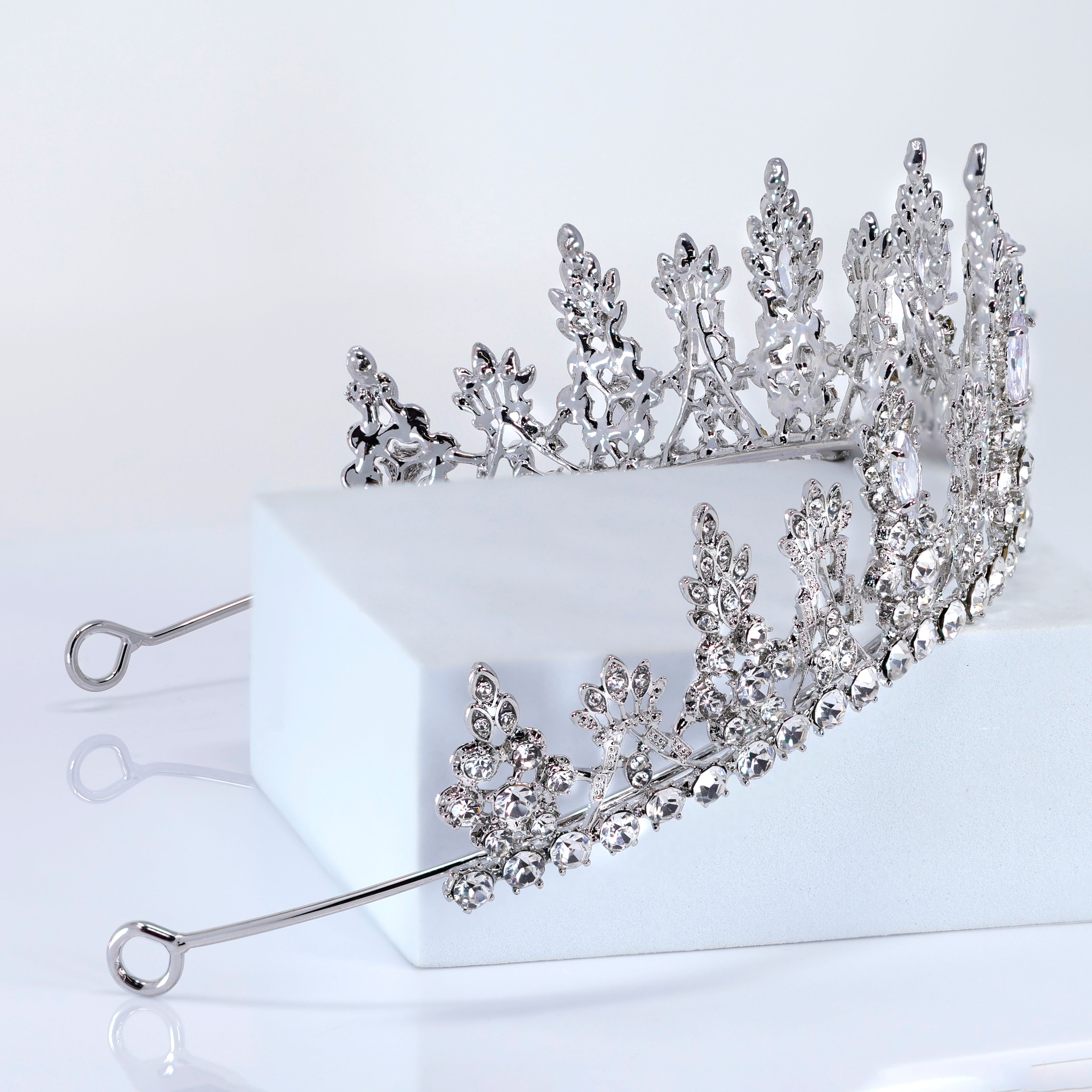 The Ever After Queen Tiara , Bridal Crown Tiara, Crystal Wedding Tiara, Crystal Wedding Crown, Tiara Bride (Copy) (Copy)