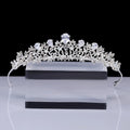 Elysian Vine Diamond Wedding Tiara, Bridal Tiara, Crystal Wedding Tiara, Crystal Wedding Crown, Silver Tiara.