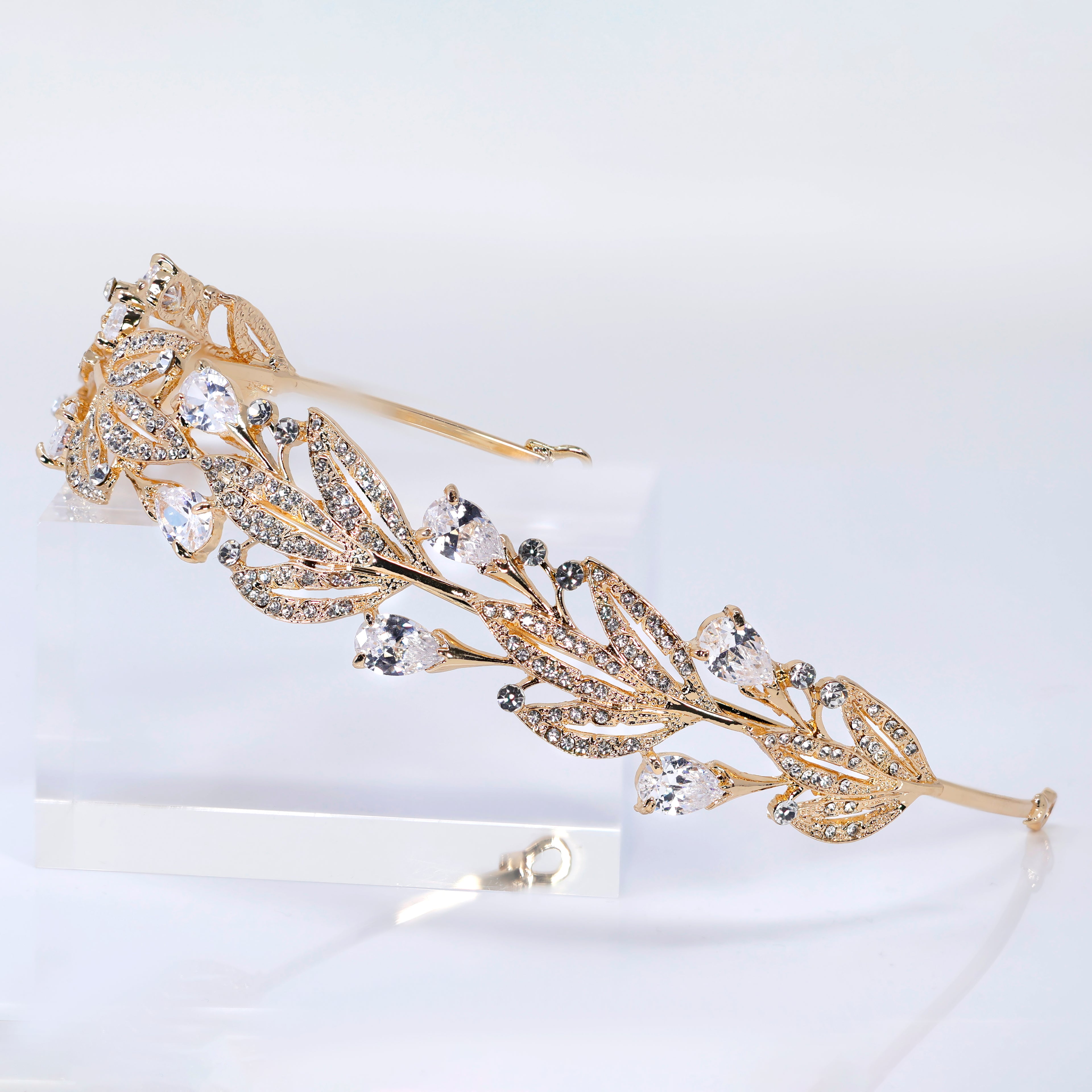 Olivette Headpiece, Hair Vine Headband, Bridal Hair Vine, Delicate Rhinestone Headband