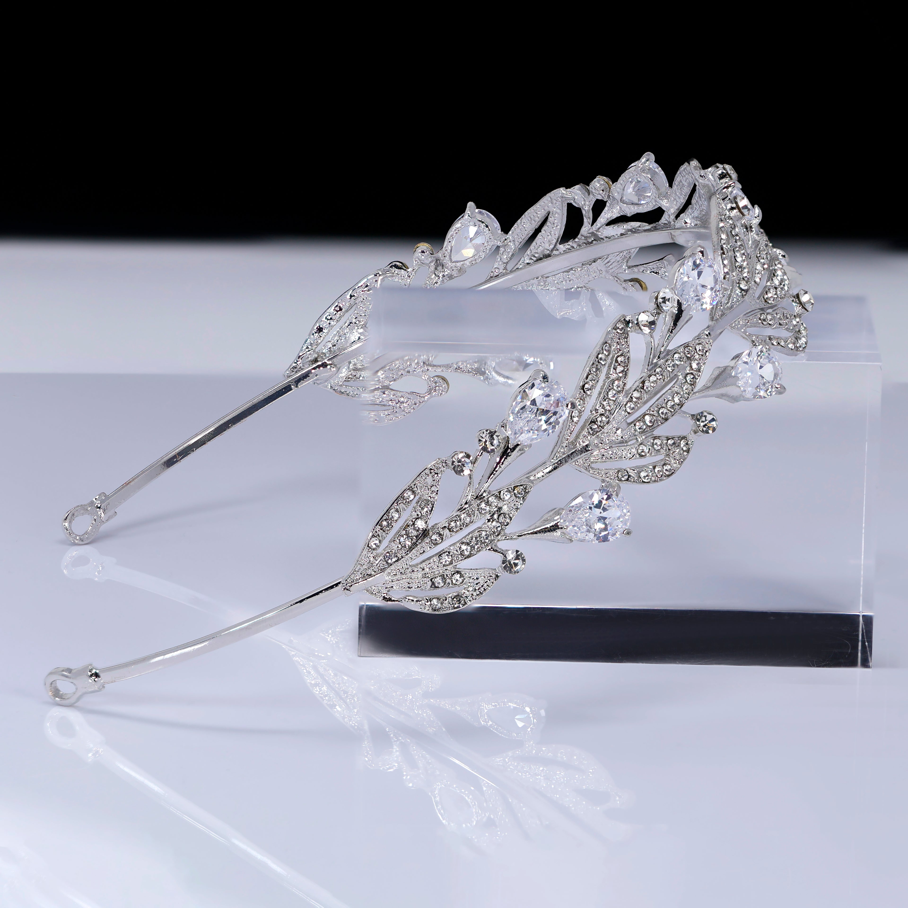 Olivette Headpiece, Hair Vine Headband, Bridal Hair Vine, Delicate Rhinestone Headband