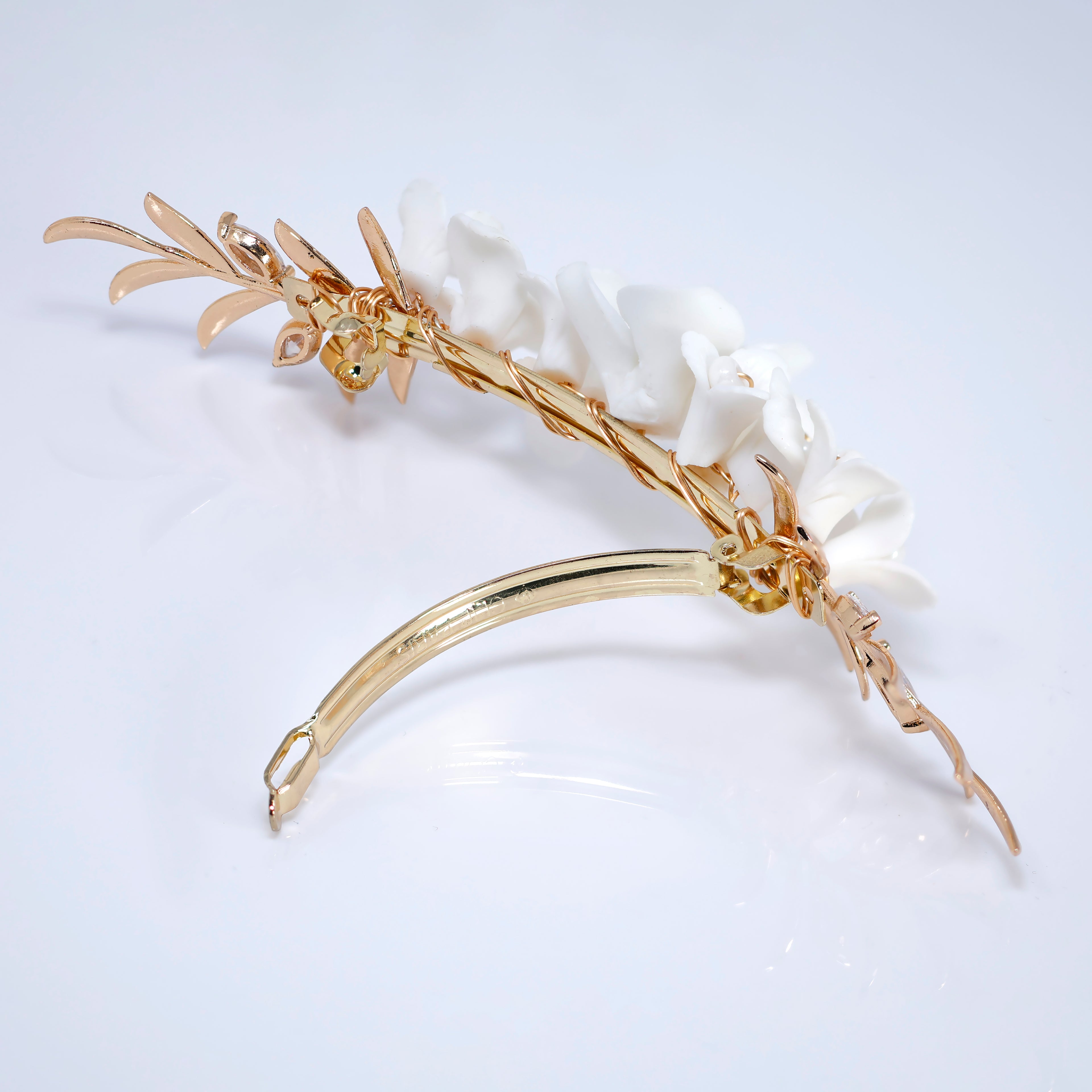 Bloom of Eternity Floral Bridal Hair Clip, Bridesmaid Gift, Wedding Hair Accessory.