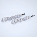 Set Of 2 Love At First Light Bridal Hair Clips, Bridesmaid Gift, Wedding Hair Accessory.
