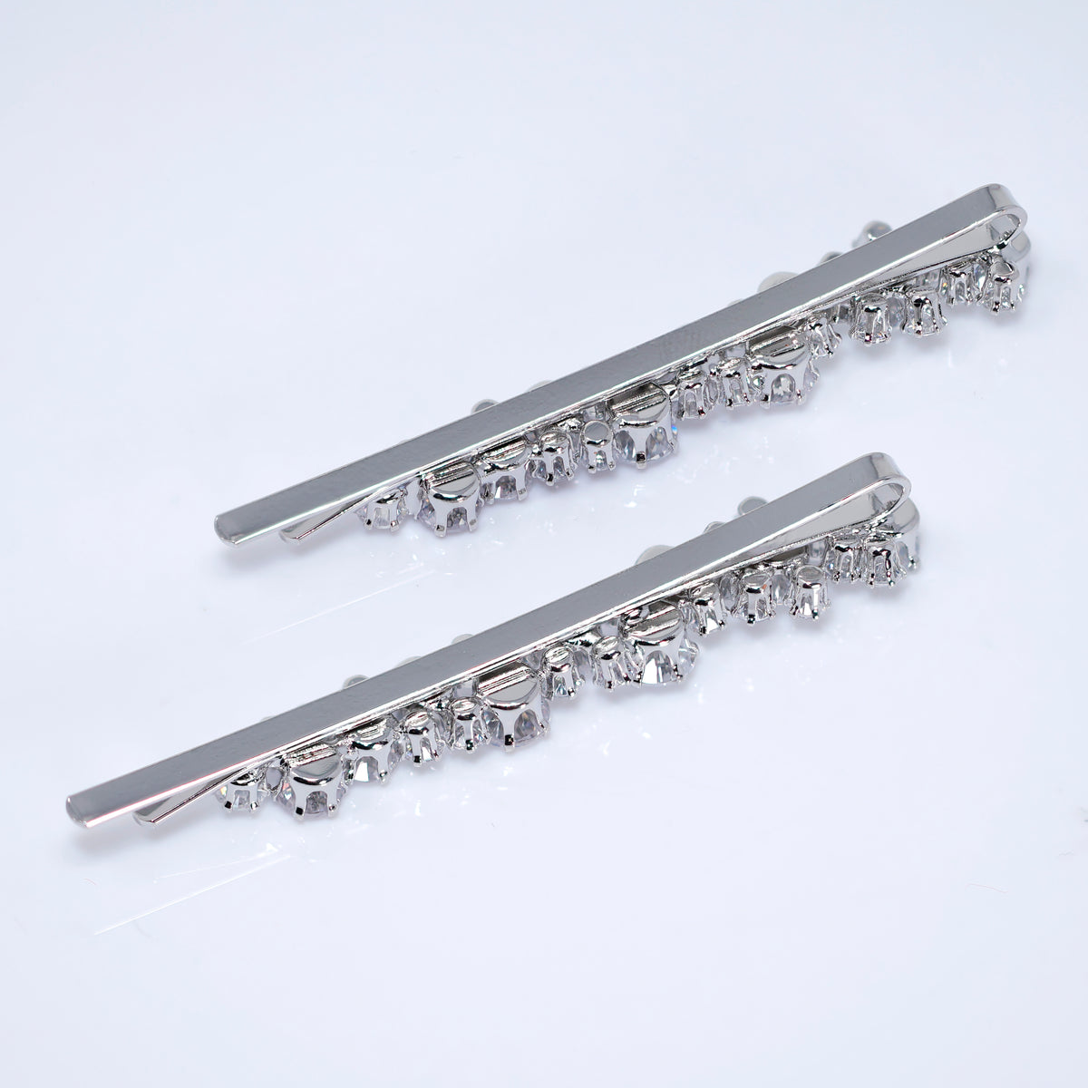 Set Of 2 Love At First Light Bridal Hair Clips, Bridesmaid Gift, Wedding Hair Accessory.