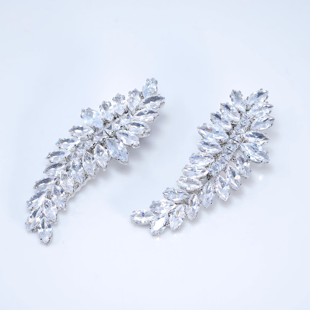 Set Of 2 Until Forever Bridal Hair Clip, Bridesmaid Gift, Wedding Hair Accessory.