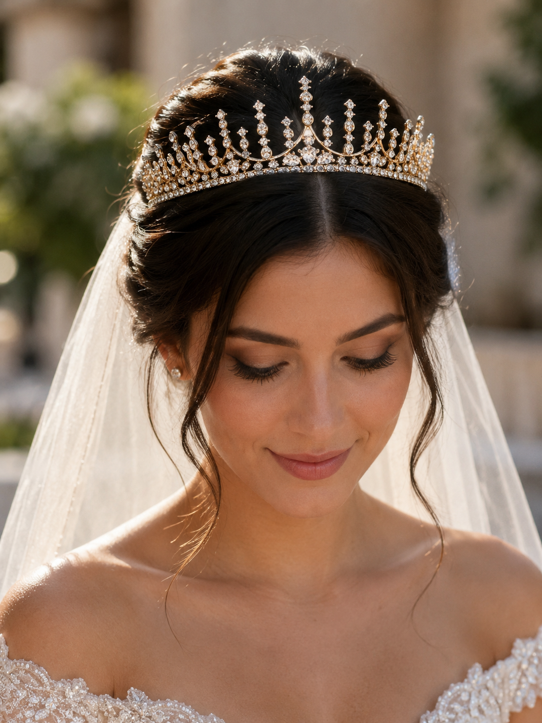 Once Upon a Crown Queen Tiara , Bridal Crown Tiara, Crystal Wedding Tiara, Crystal Wedding Crown, Tiara Bride (Copy)