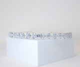 Swarovski Crystals Dainty Vine Leaves , Hair Vine Headband, Bridal Hair Vine, Rhinestone Headband, Delicate Headband, Hair accessories.