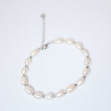 Natural Freshwater Pearls With Mother Of Pearl Carved Flower Earrings, Bridal Jewelry Bridal Stud Earrings Pearl Stud Statement Earrings