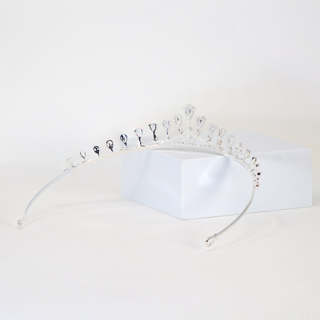 Diamond Wedding Tiara, Bridal Tiara, Crystal Wedding Tiara, Swarovski Tiara, Crystal Wedding Crown, Silver Tiara.