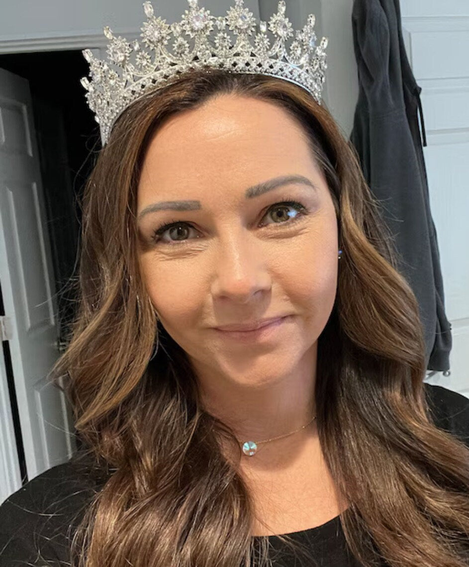 Swarovski Crystals & Big Cubic Zirconia Queen Tiara , Bridal Crown Tiara, Crystal Wedding Tiara, Crystal Wedding Crown, Tiara Bride