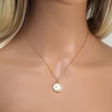 14k Gold Plated Moon Star Necklace • Minimalist Jewelry • Stainless Steel Necklace • Gift For Her