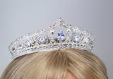 Luxury Swarovski Crystals & Big Cubic Zirconia Queen Tiara , Bridal Crown Tiara, Crystal Wedding Tiara, Crystal Wedding Crown, Tiara Bride