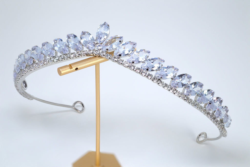 Swarovski wedding Dainty Leaves tiara, bridal crown tiara, Leaves wedding tiara, crystal bridal tiara, wedding crown, tiara bride
