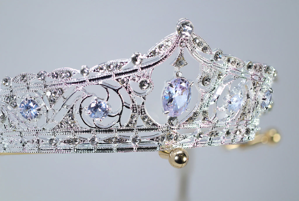 Luxury Swarovski Crystals & Big Cubic Zirconia Queen Tiara , Bridal Crown Tiara, Crystal Wedding Tiara, Crystal Wedding Crown, Tiara Bride