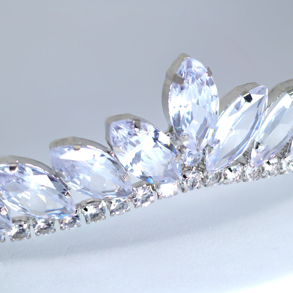 Swarovski wedding Dainty Leaves tiara, bridal crown tiara, Leaves wedding tiara, crystal bridal tiara, wedding crown, tiara bride