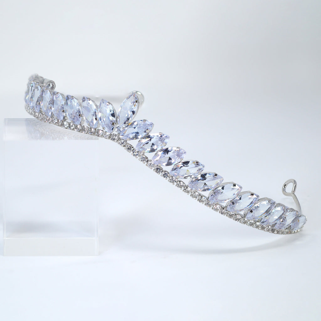 Swarovski wedding Dainty Leaves tiara, bridal crown tiara, Leaves wedding tiara, crystal bridal tiara, wedding crown, tiara bride