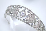 Soft Elegance Luxury Crystals & Big Cubic Zirconia Queen Tiara , Bridal Crown Tiara, Wedding Tiara, Crystal Wedding Crown, Tiara Bride