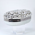 Shinny Rhinestone Embellished Wedding Clutch, Evening Clutch, Wedding Clutch, Bridal Bag, Beige Cross Body Bag