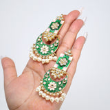 Chandelier Art Deco: Floral Statement Earrings with Swarovski Crystals, Diamond Earrings, Long Bridal Jewelry, Pearl Bridal Earrings