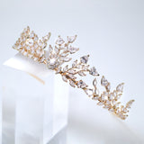 Imperial Blossom Diadem Queen Tiara , Bridal Crown Tiara, Swarovski Crystal Wedding Tiara, Crystal Wedding Crown, Tiara Bride
