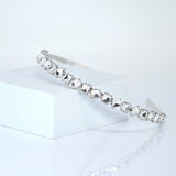 Radiant Rhinestone Moonlight Headband, Hair Vine Headband, Bridal Hair, Rhinestone Delicate Headband.