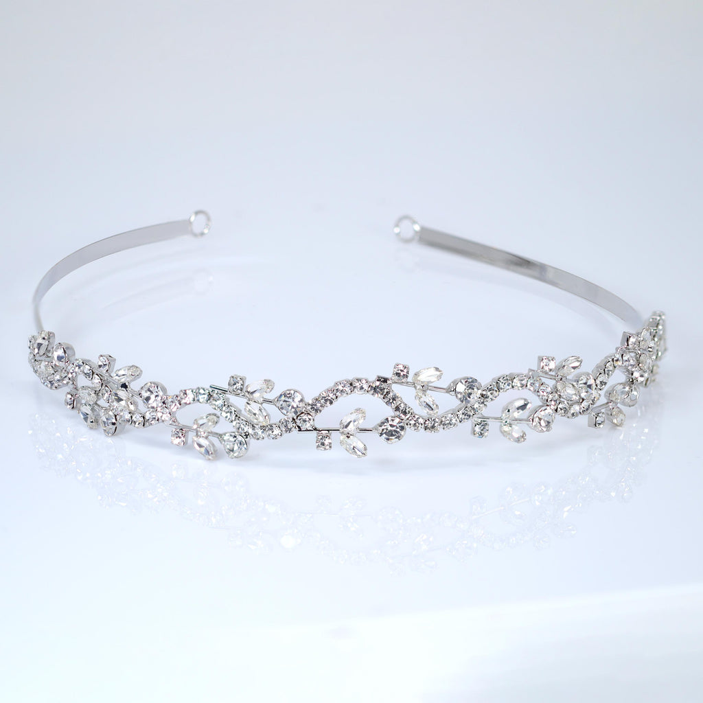 Swarovski Crystals Vine Crystal Whisper Headband, Hair Vine Headband, Bridal Hair, Rhinestone Delicate Headband.