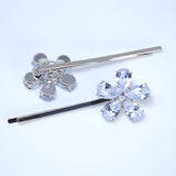 Cubic Zirconia, Floral Bridal Hair Comb And 2 Pins Set, Bridal Hair Accessories, Wedding Hair Accessory, Bridal Hair Comb.